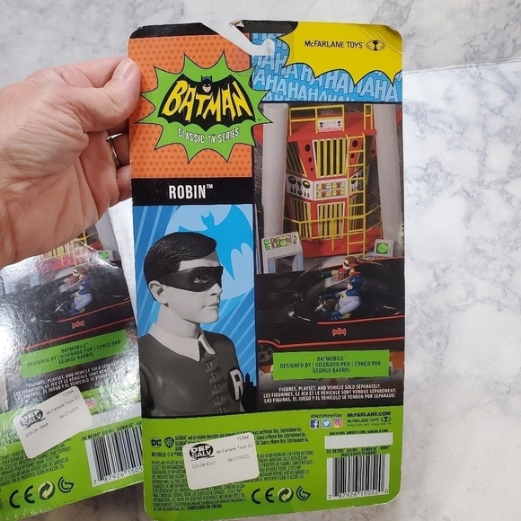 Batman Action Figures Lot of 3 Riddler Robin Egghead Classic TV Series DC New - Picture 11 of 16